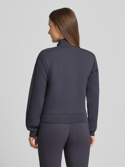 GUESS Activewear Regular Fit Sweatjacke aus Viskose-Mix Graphit 5