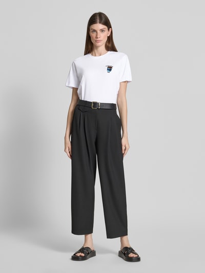 Vila T-shirt met motiefprint, model 'NORA' Offwhite - 1