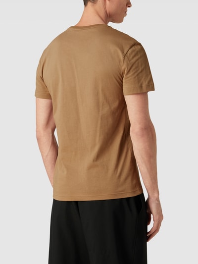 Lacoste T-shirt met labeldetail Beige - 5