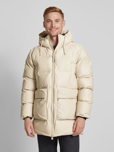 RAINS Regular Fit Steppjacke mit Kapuze Modell 'ALTER' Offwhite 4