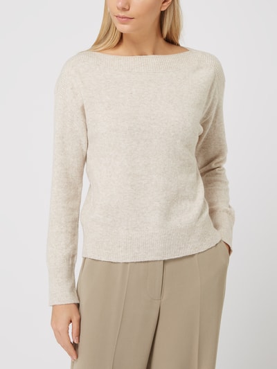 Tom Tailor Pullover mit Woll-Anteil  Offwhite Melange 4