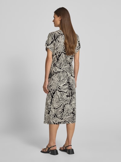 Soyaconcept Sukienka midi z wiązanym paskiem model ‘MARICA’ Czarny 5