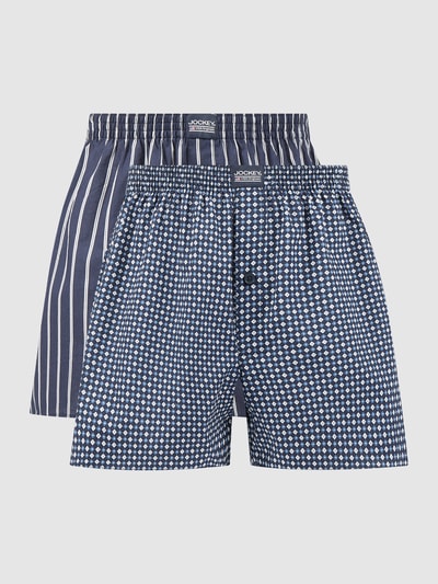 Jockey Boxershorts van katoen, per 2 verpakt Marineblauw - 1