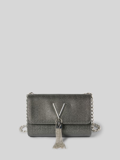 VALENTINO BAGS Crossbody Bag mit Label-Detail Modell 'Divina' Anthrazit 1