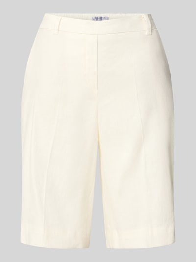 Raphaela By Brax Regular Fit Bermuda aus Leinen-Mix Modell 'PHILIPA' Weiss 2
