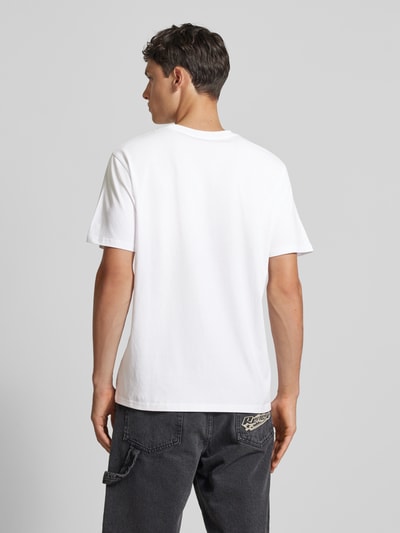 Carhartt Work In Progress T-Shirt mit Label-Patch Modell 'POCKET' Weiss 5