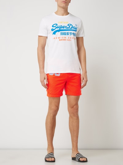 Superdry T-Shirt mit Logo Weiss 1