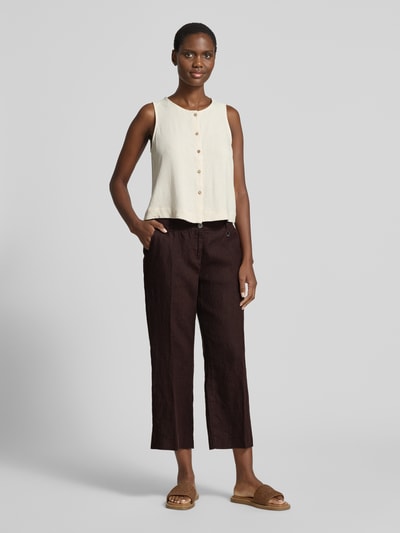 MAC Culotte aus Leinen mit Eingrifftaschen Modell 'Nora' Hazel 1