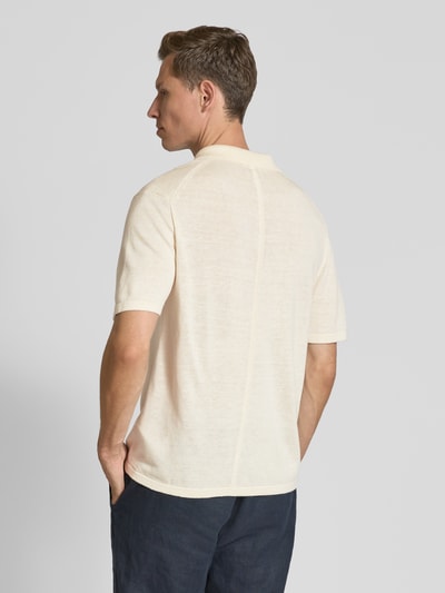 CK Calvin Klein Poloshirt met V-hals Beige - 5