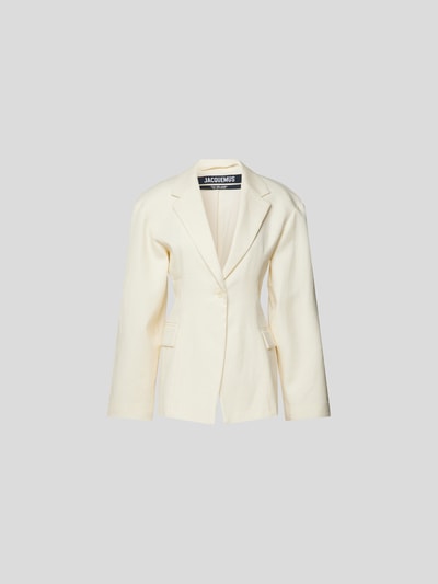 Jacquemus Blazer mit Reverskragen Offwhite 2