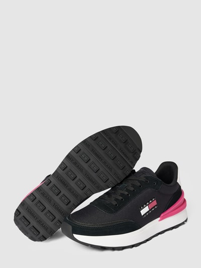 Tommy Jeans Sneakers met logodetails, model 'TECH. RUN' Zwart - 4