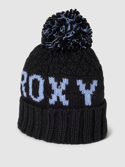 Roxy Strickmütze mit Label-Stitching Modell 'TONIC' Black 1