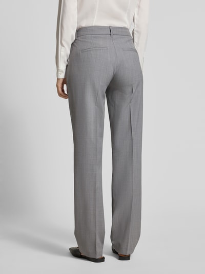 Brax Straight fit stoffen broek met schapenwol, model 'Maron' Lichtgrijs - 5