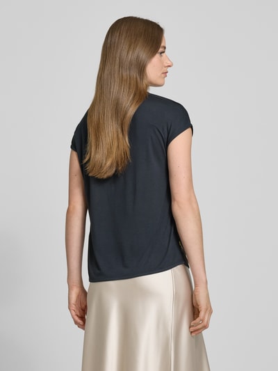 OPUS T-shirt z okrągłym dekoltem model ‘Sopika’ Ciemnoniebieski 5