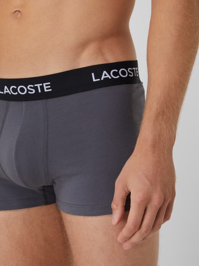 Lacoste Trunks mit Label-Details im 3er-Pack Dunkelgrau 3