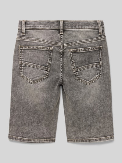 s.Oliver RED LABEL Szorty jeansowe o kroju slim fit z mieszanki bawełny Czarny 3