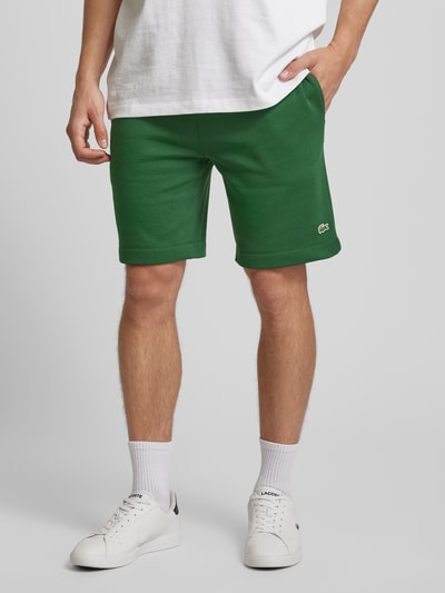 Lacoste Sweatshorts met elastische band Groen - 4