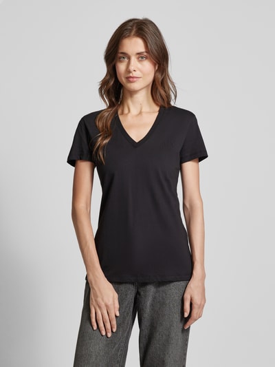 ARMANI EXCHANGE T-shirt met V-hals Zwart - 4