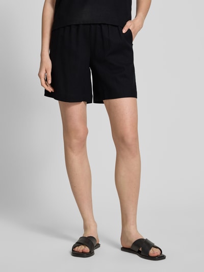 My Essential Wardrobe Shorts aus Leinen-Viskose-Mix Modell 'DIAS' Black 4
