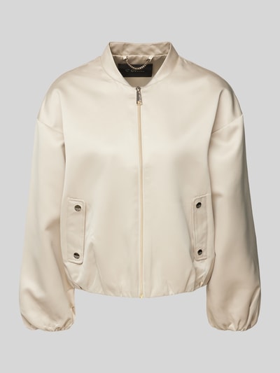 s.Oliver BLACK LABEL Oversized blouson met elastische zoom Beige - 2