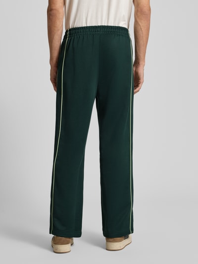 Lacoste Loose fit sweatpants van katoenmix Donkergroen - 5