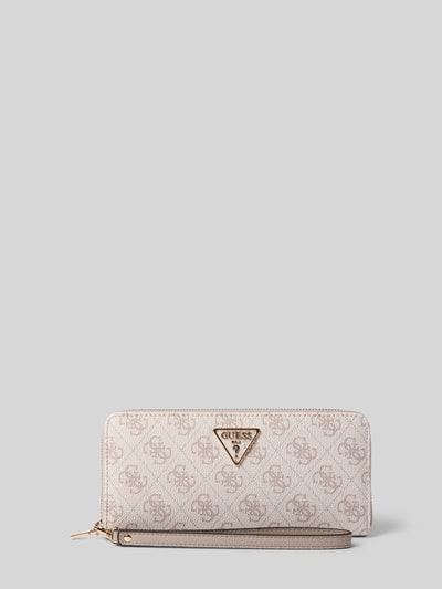 Guess Portemonnee met logo-applicatie, model 'LAUREL' Taupe - 1