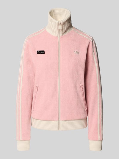 adidas Originals Regular Fit Sweatjacke aus Baumwoll-Mix Modell 'ADILUNA SEASON 2' Rosa 1
