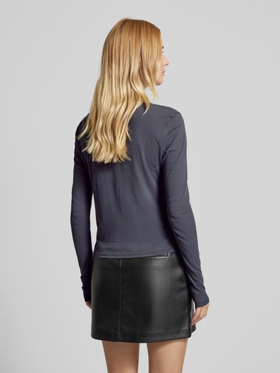 Calvin Klein Jeans Gebreide pullover met opstaande kraag Zwart - 5