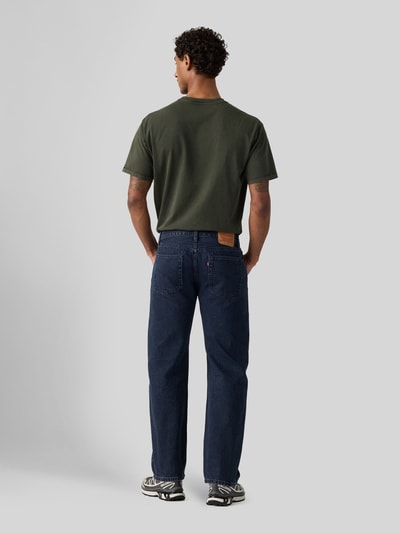 Levi's® Relaxed Fit Jeans aus reiner Baumwolle Modell '555®' Dunkelblau 4