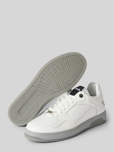 Balr. Sneakers van leer met labeldetail, model 'The Club Urban Cup' Wit - 4