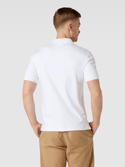 CK Calvin Klein Slim fit poloshirt met opstaande kraag Wit - 5