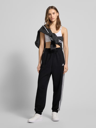 ADIDAS SPORTSWEAR Loose fit sweatpants met labelstitching Zwart - 1