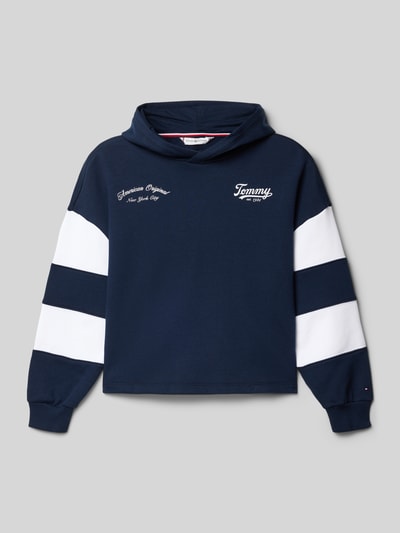 Tommy Hilfiger Teens Regular Fit Hoodie aus Baumwoll-Mix Marine 1