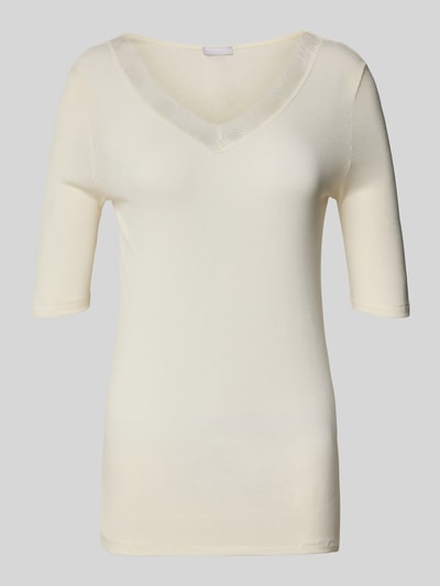 Hanro Shirt met 1/2-mouwen Offwhite - 1