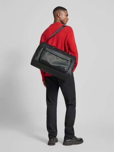 Tommy Hilfiger Weekender in Lederoptik BLACK 1