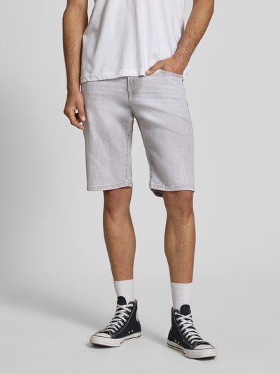 Pepe Jeans Regular Fit Jeansshorts aus Baumwoll-Mix Modell 'CASH' Hellgrau 4