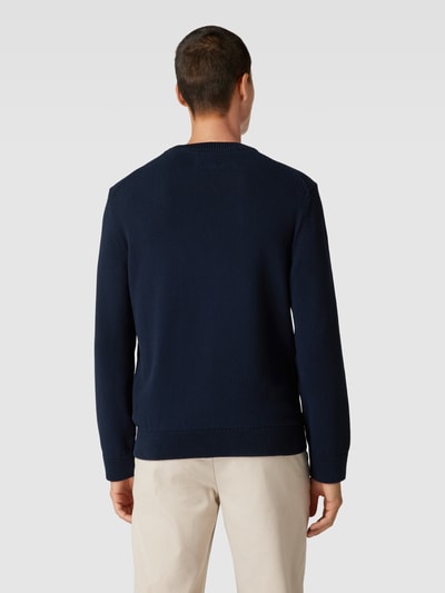 GANT Strickpullover mit Label-Print Modell 'LETTERMAN' Marine 5