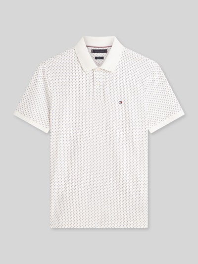 Tommy Hilfiger Regular Fit Poloshirt aus reiner Baumwolle Offwhite 2