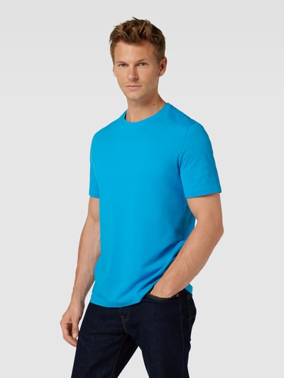 s.Oliver RED LABEL T-Shirt mit Label-Detail Modell 'BASIC' Aqua 4