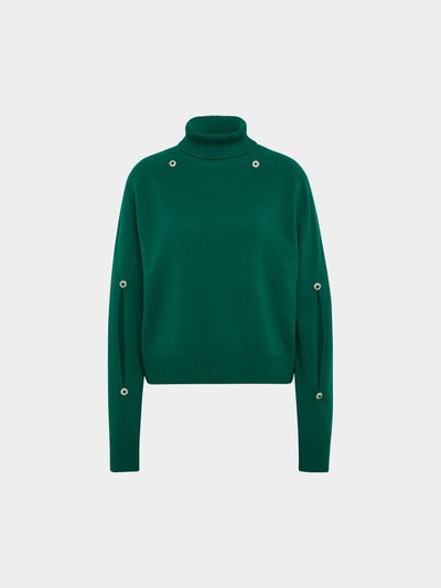 Christopher Kane Sweatshirt mit Broschen-Detail Grün 2