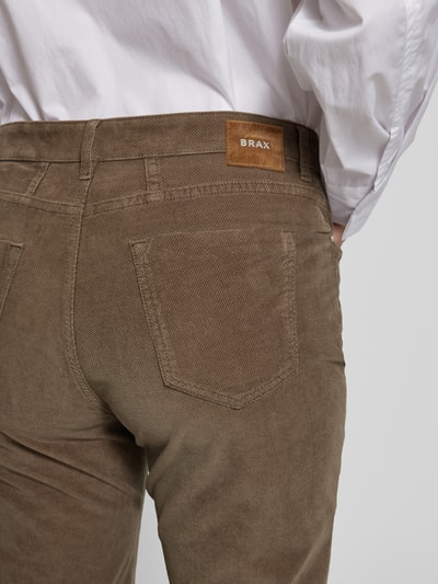 Brax Regular Fit Chino mit seitlichen Eingrifftaschen Dunkelbraun 3