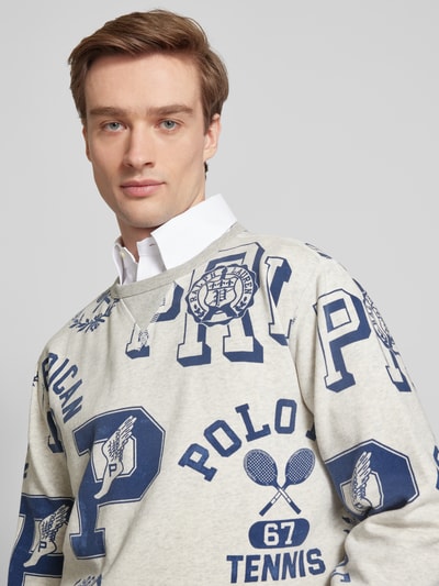 Polo Ralph Lauren Sweatshirt met ronde hals Offwhite - 3