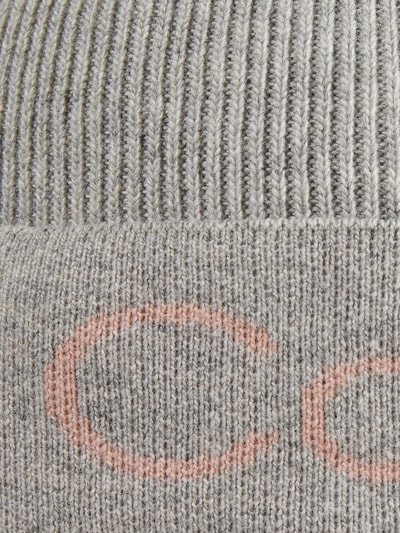 CK Calvin Klein Beanie mit Kaschmir-Anteil  Mittelgrau Melange 2