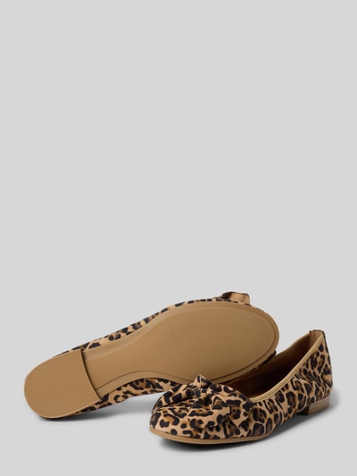 Tamaris Ballerina met dierenprint Beige - 4