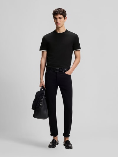 BOSS Regular Fit T-Shirt aus reiner Baumwolle Black 1