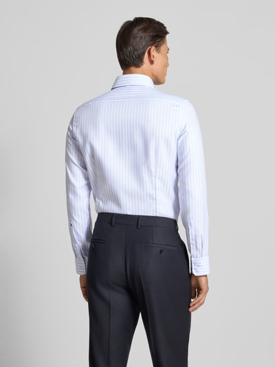 SEIDENSTICKER Slim fit zakelijk overhemd met kentkraag Bleu - 5