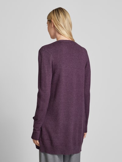 Vila Cardigan met steekzakken, model 'VIRIL' Violet - 5