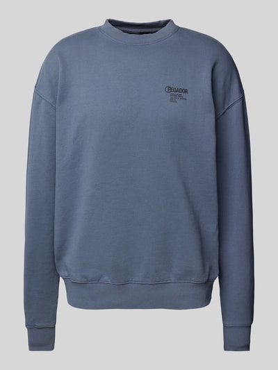 Pegador Sweatshirt mit Label-Print Bleu 2