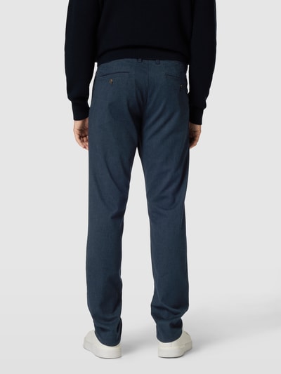 MCNEAL Stoffen broek met structuurmotief Marineblauw - 5