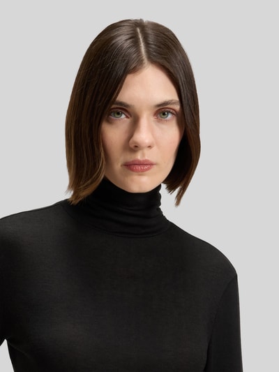 BOSS Orange Langarmshirt mit Rollkragen Modell 'Eliana' Black 3